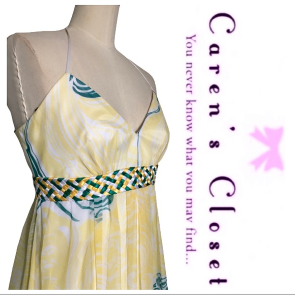 NWOT Laundry Silk Print Halter Maxi Dress. - Picture 5 of 7